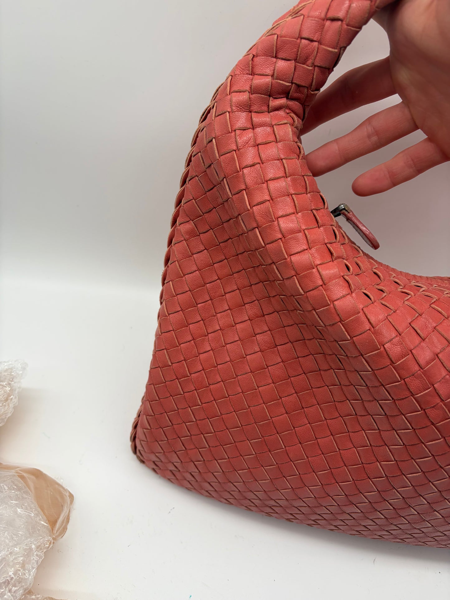 Bottega Veneta Intrecciato Hobo Leder-Handtasche