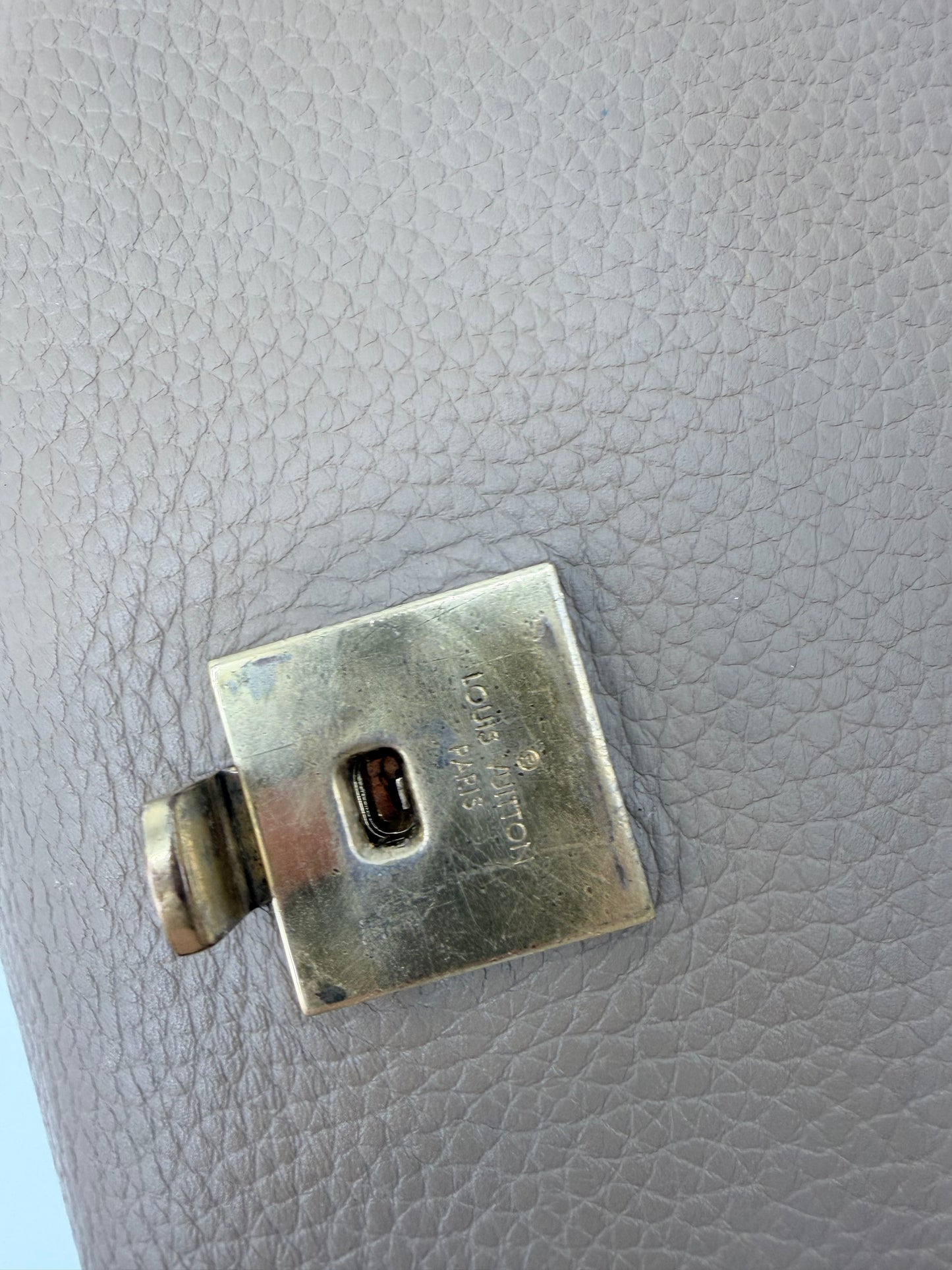 Louis Vuitton Volta Beige Top Handle Crossbody Bag