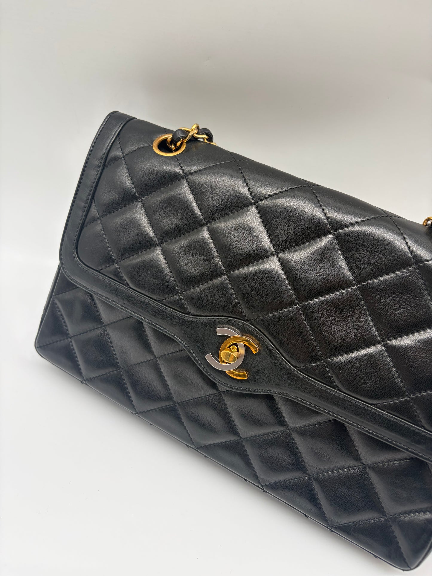 Chanel Paris Double Flap Two Tone Hardware Limited Edition