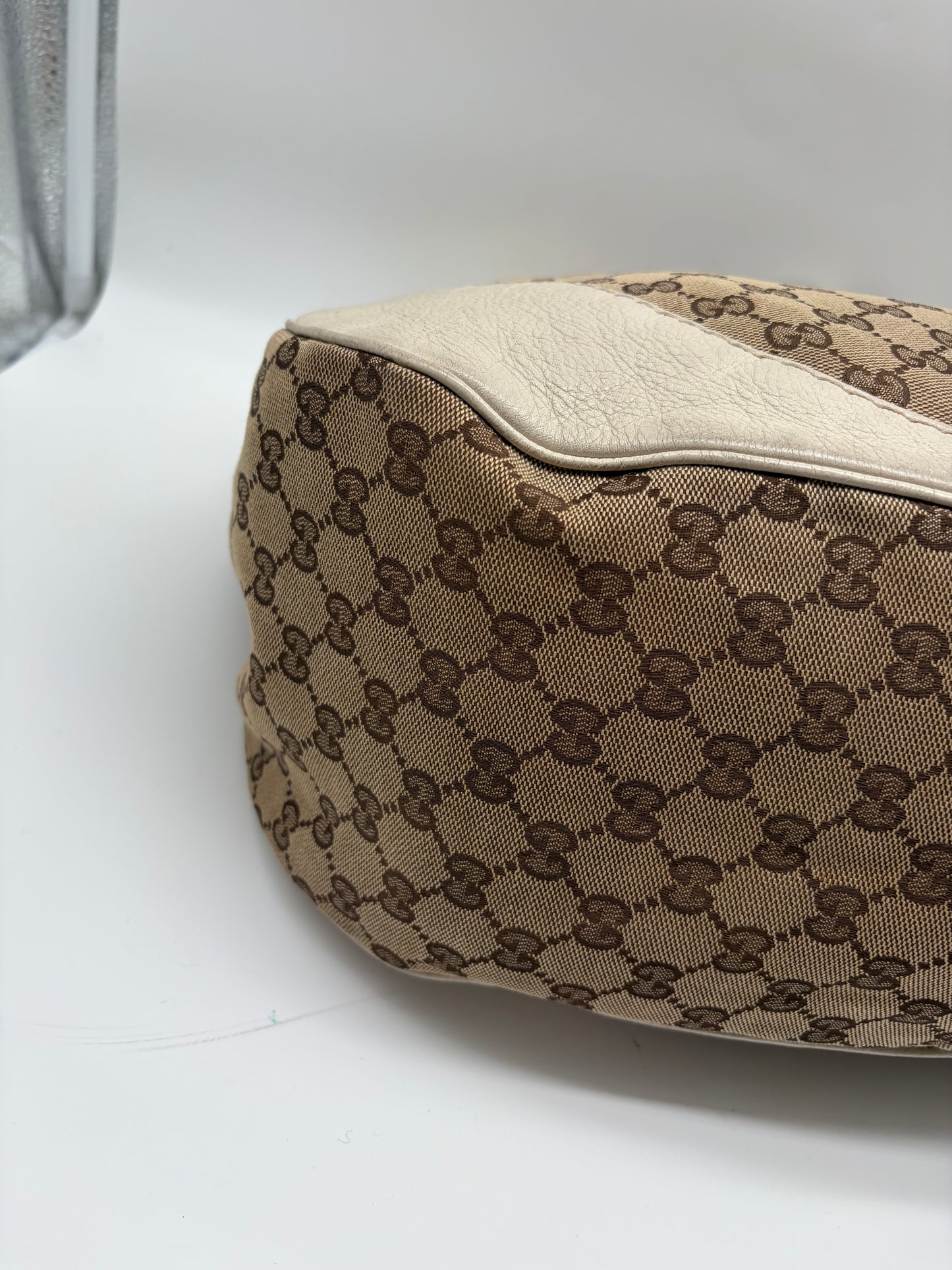 Vintage Gucci Charlotte Hobo Tasche GG Canvas
