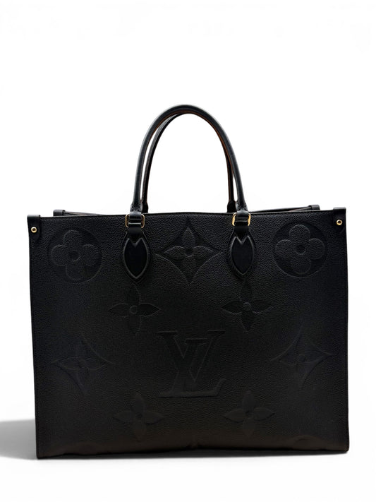 Louis Vuitton Onthego GM Shopper Empreinte Schwarz Monogram