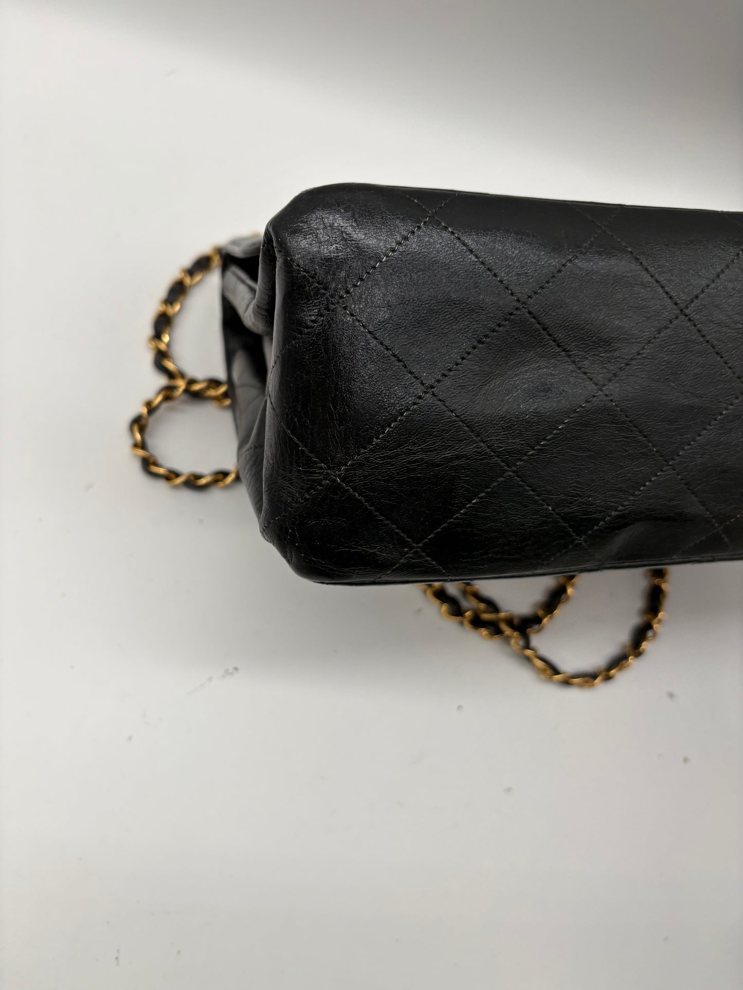 Chanel Timeless / Classique Double Face Flip &nbsp;Bag Black Matelassé Leather Jumbo