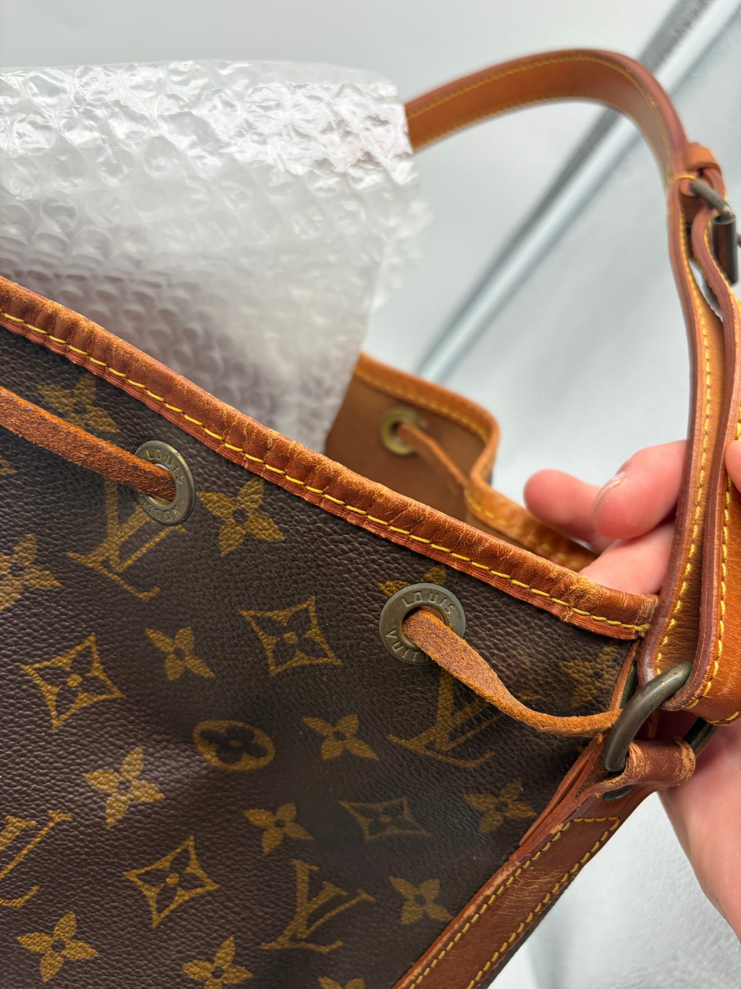 Louis Vuitton Petit Noé Monogram Canvas Bucket Bag