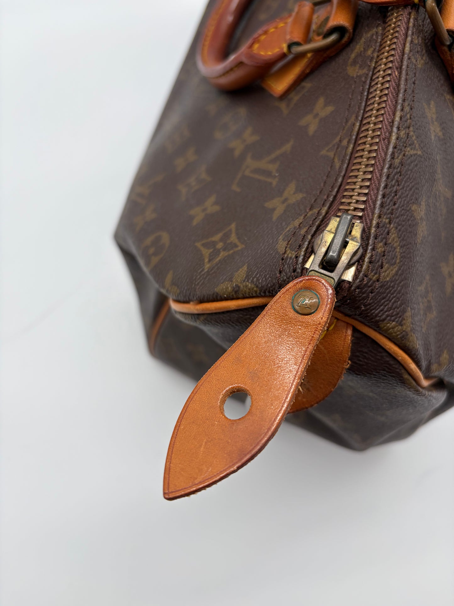 Louis Vuitton Monogram Speedy 35 braune Handtasche