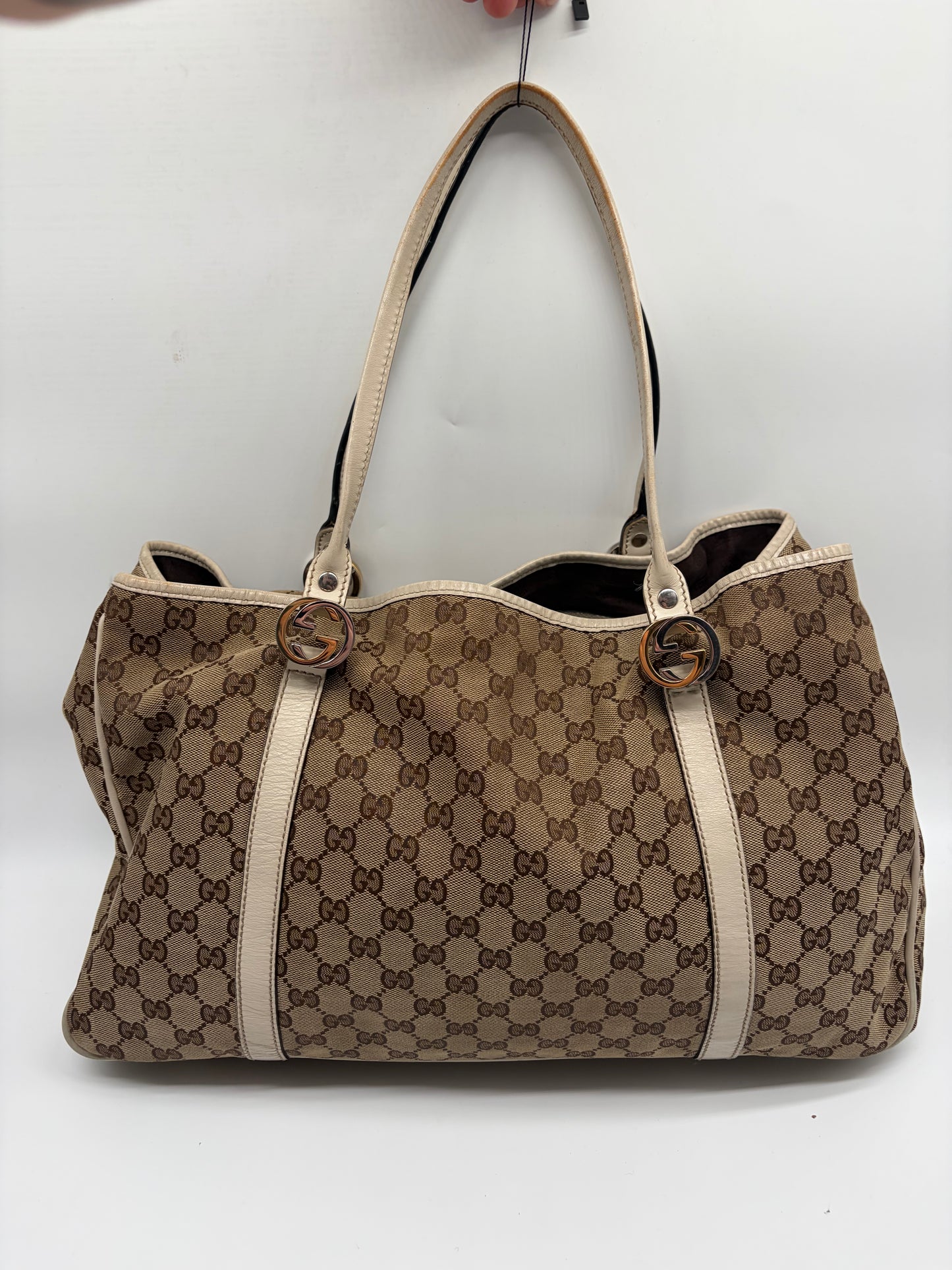 Gucci Monogram Twin GG Handtasche Shopper