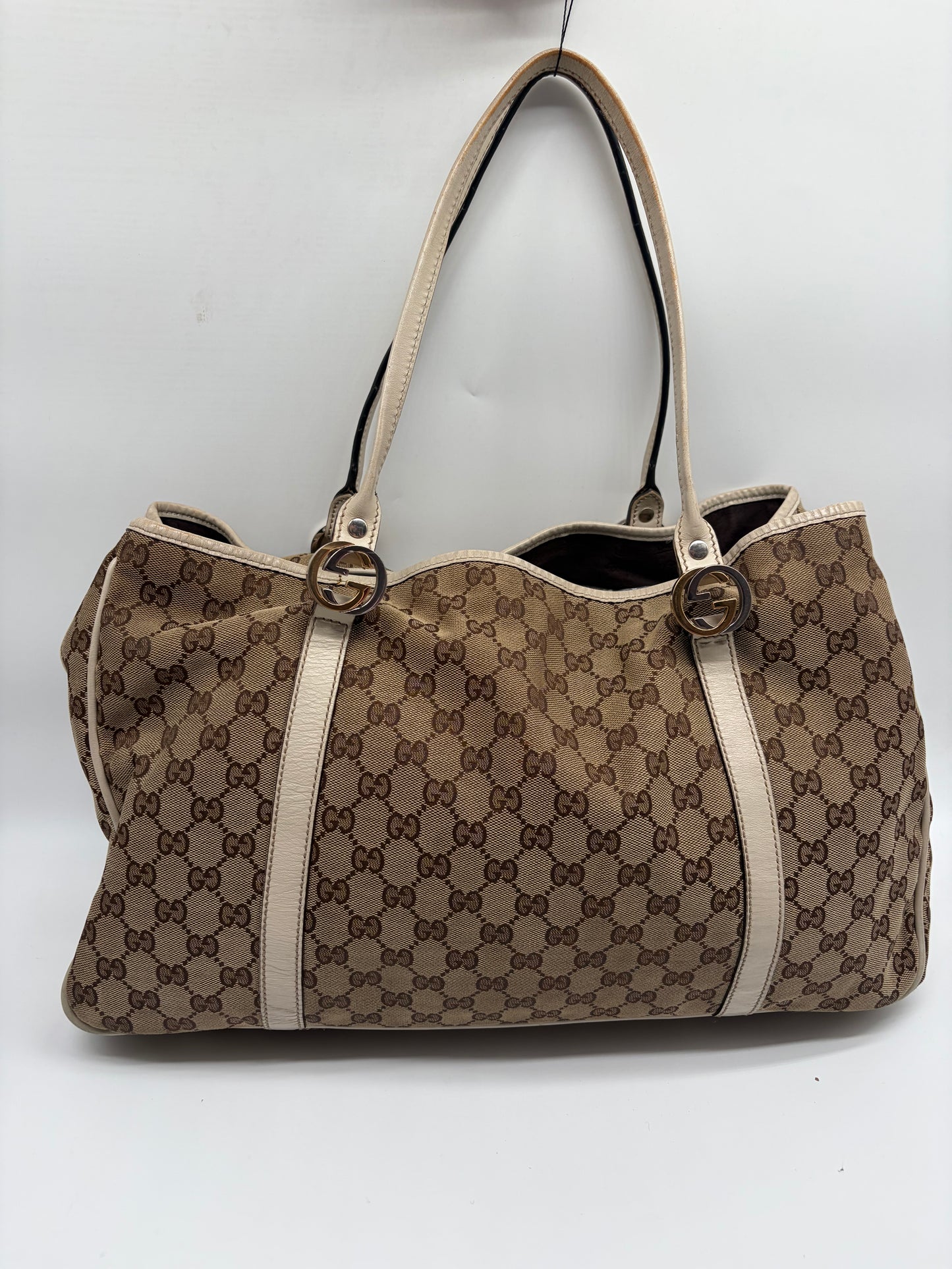 Gucci Monogram Twin GG Handtasche Shopper