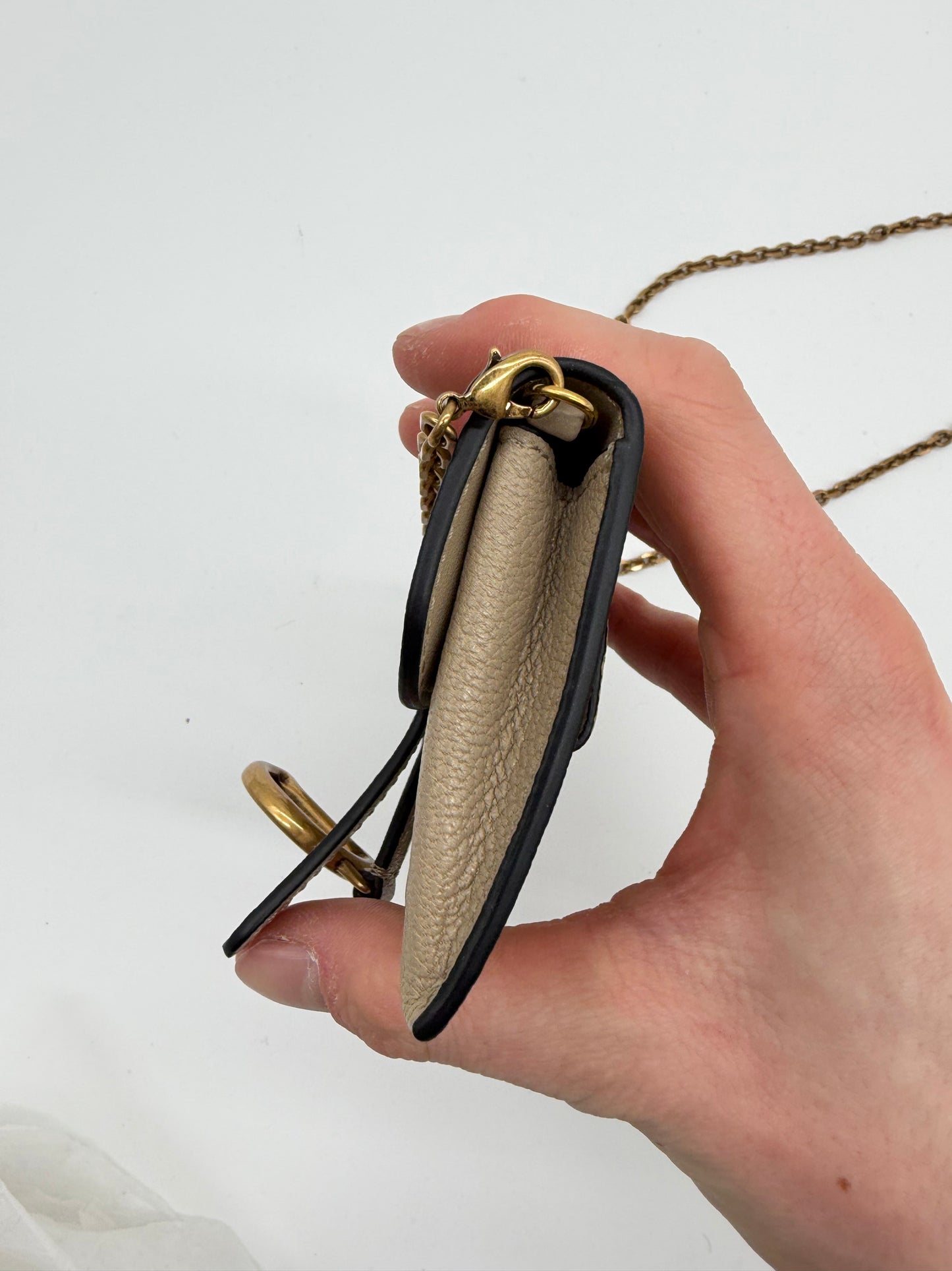 Dior Saddle Nano Portemonnaie Wallet on Chain