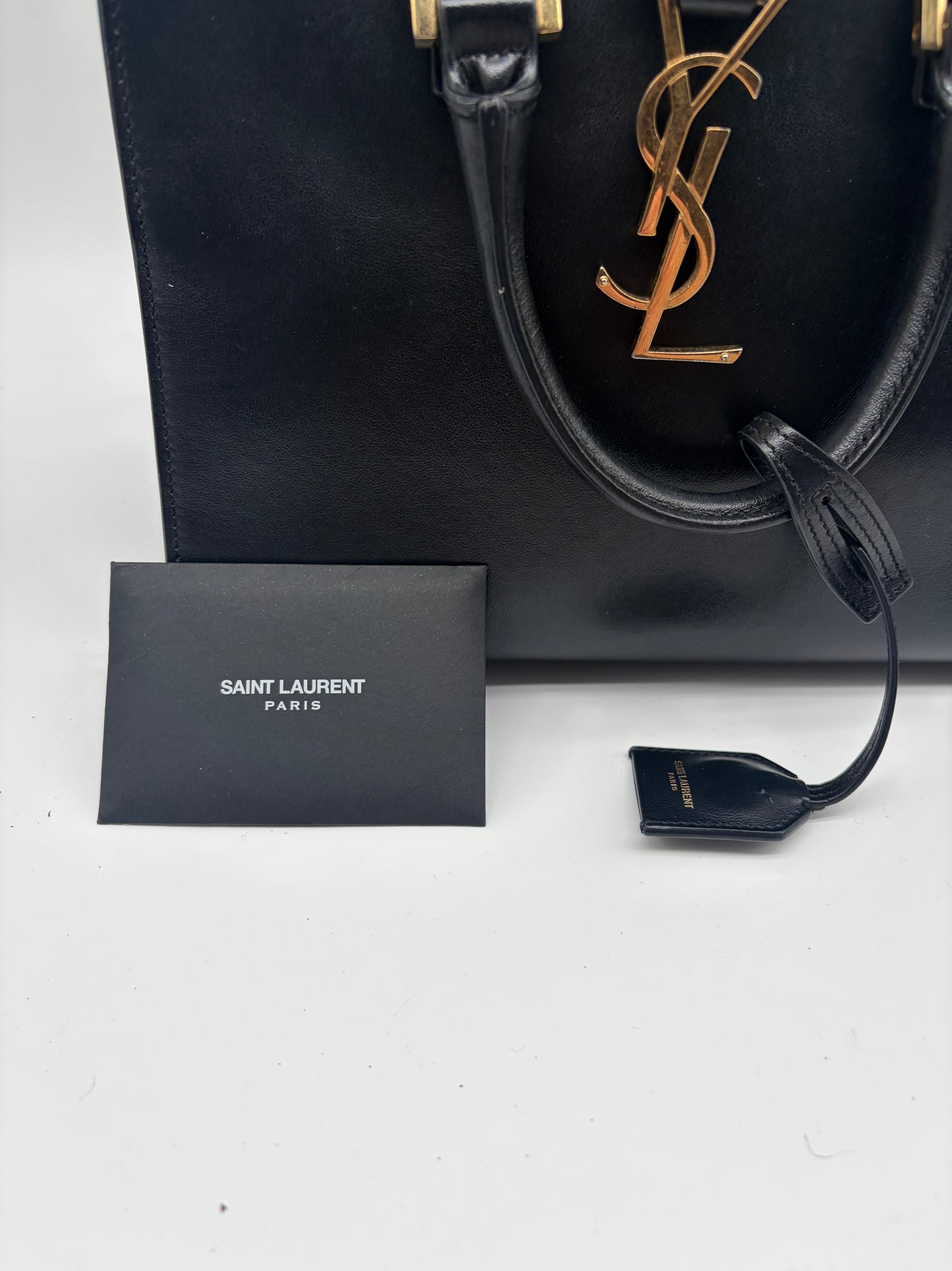 Saint Laurent Baby Cabas Handtasche schwarz