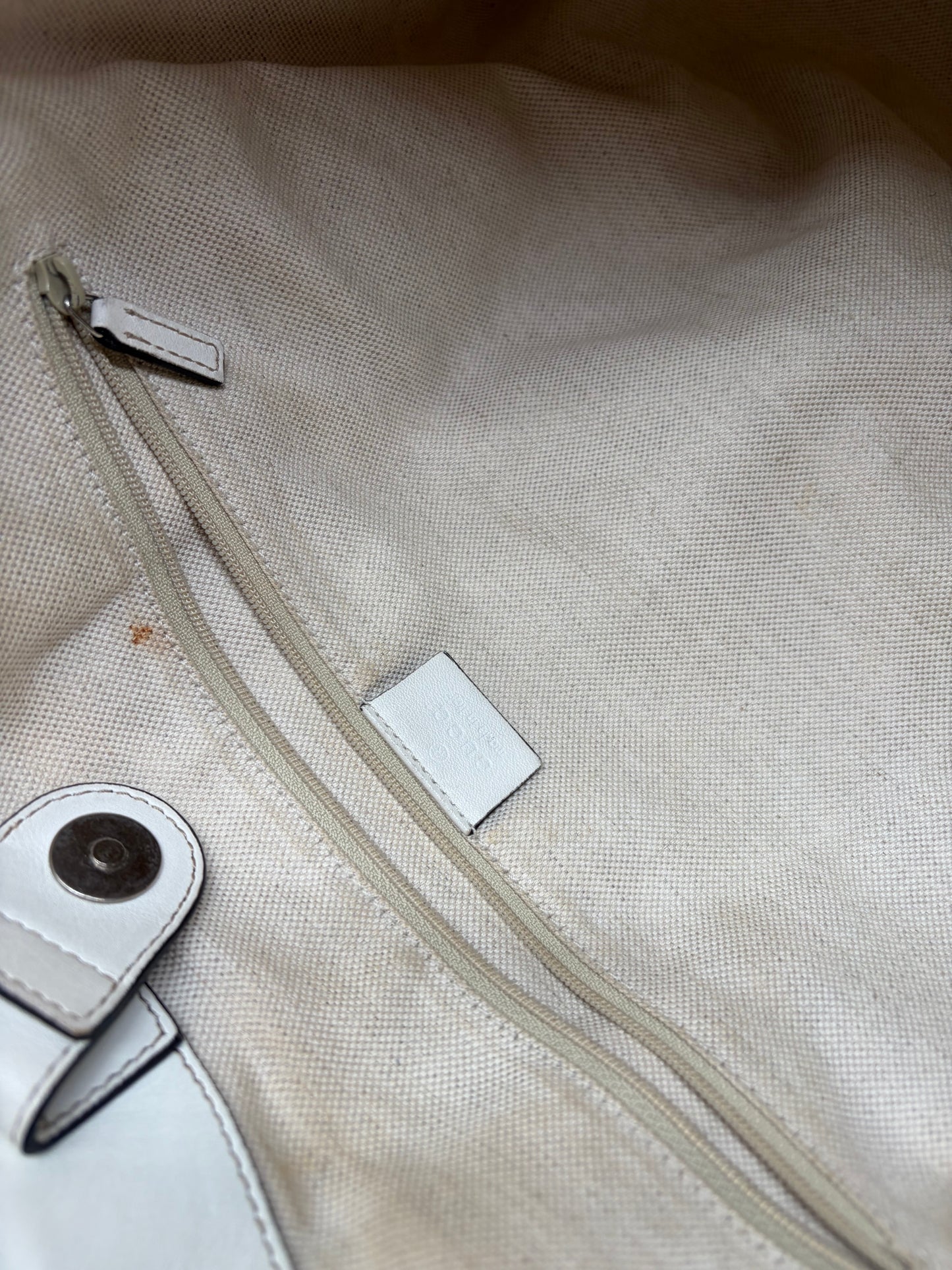 Gucci Guccissima Sukey Tote Bag Large Diamant weiß