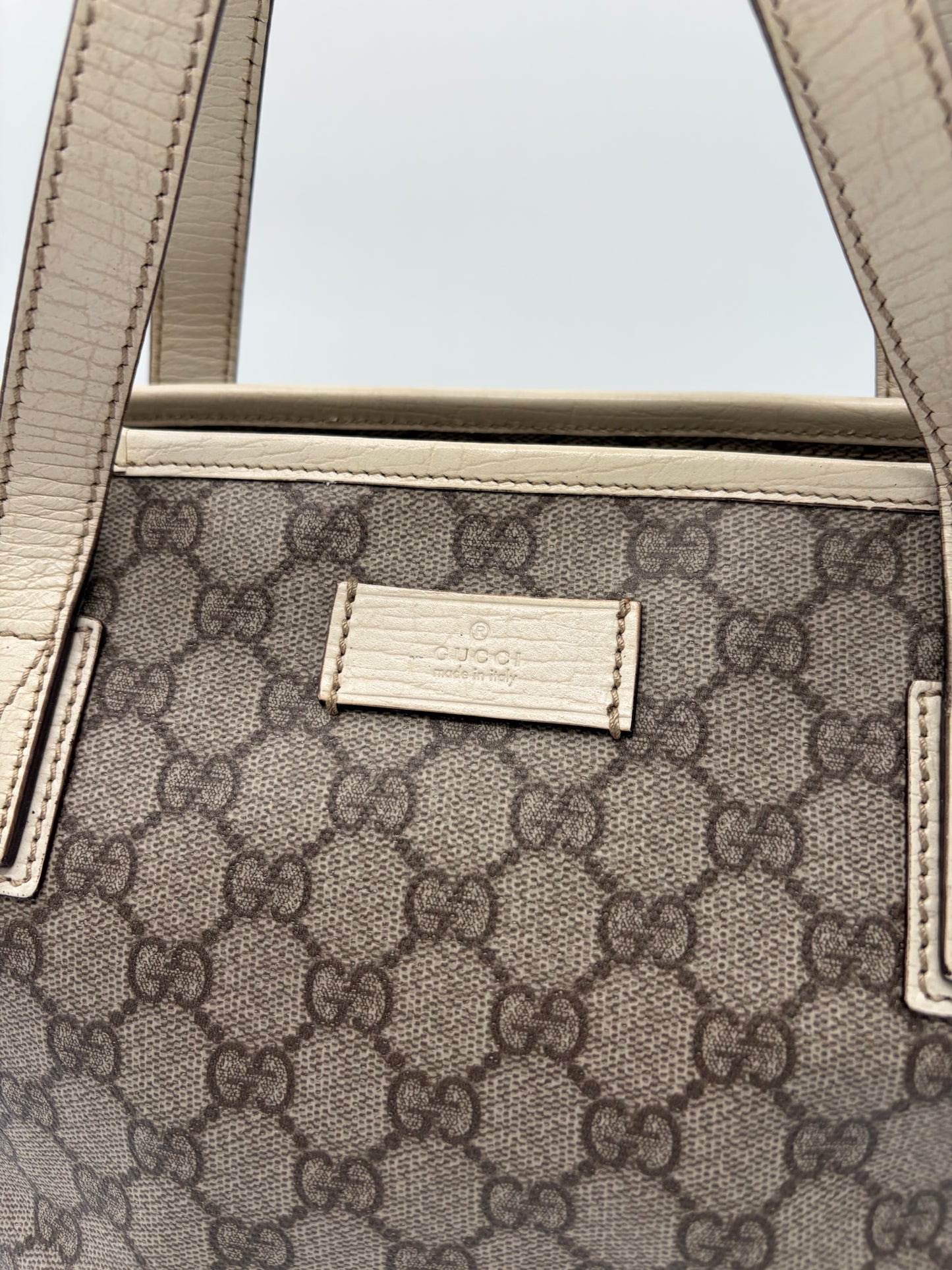 Gucci GG Supreme Handtasche Shopper Beige