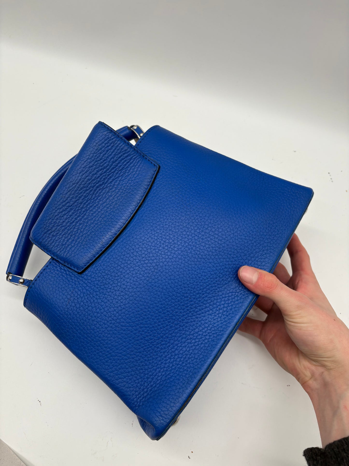 Louis Vuitton Capucines Bb Handtasche blau