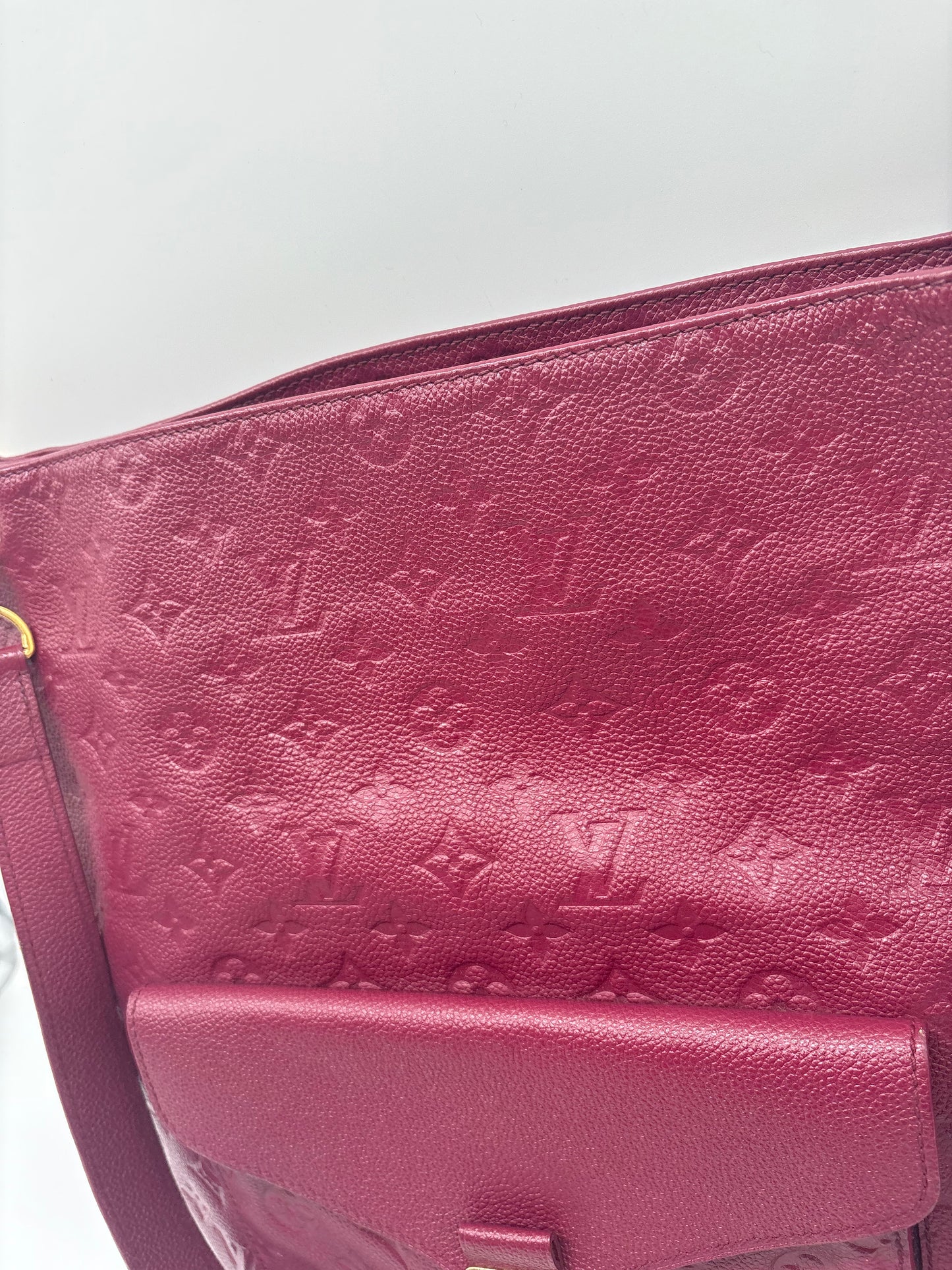 Louis Vuitton Monogram Empreinte Métis Hobo Handtasche Bordeaux