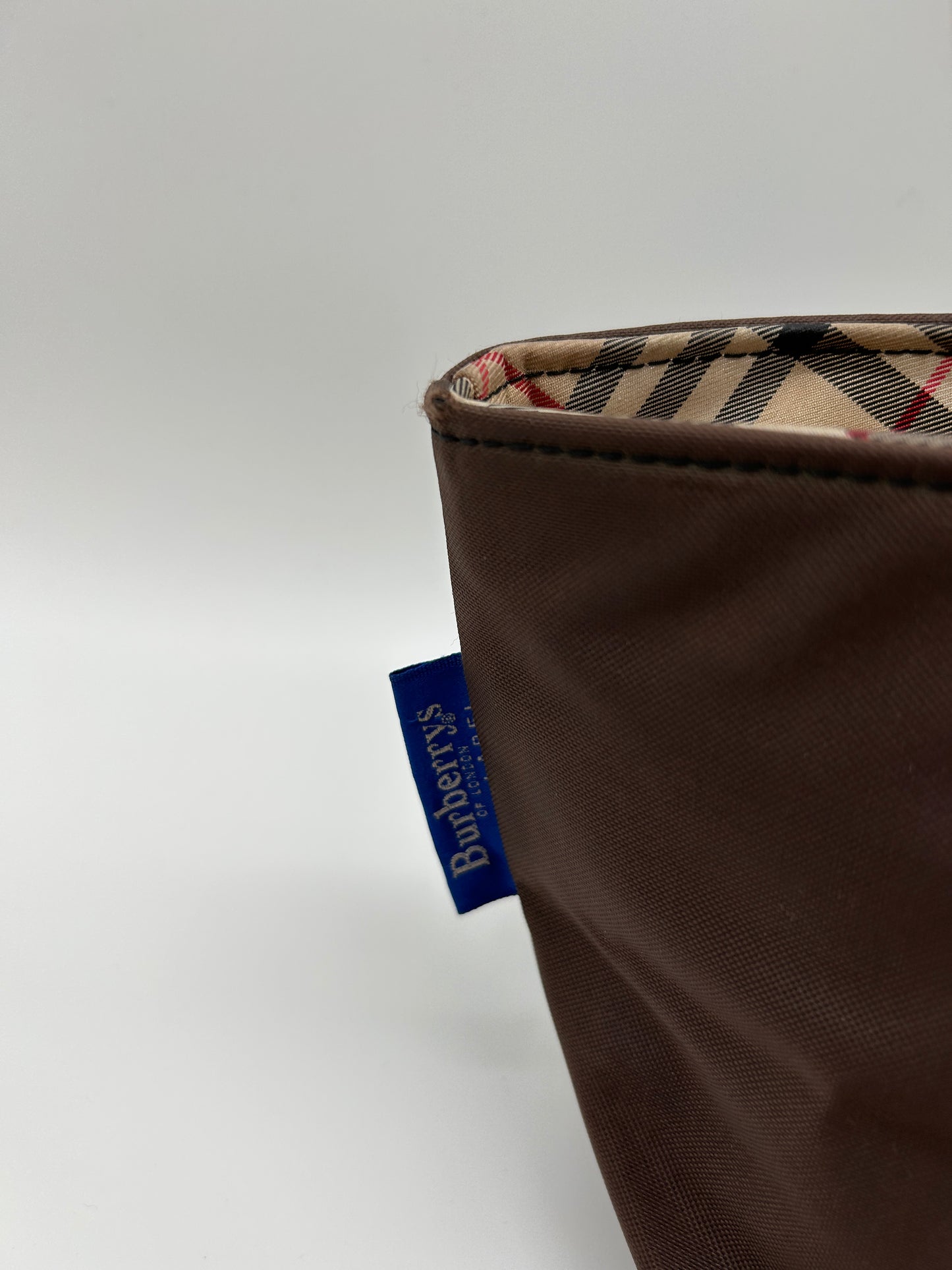 Burberry Designer Mini Handtasche (Nova Check Blue Label)