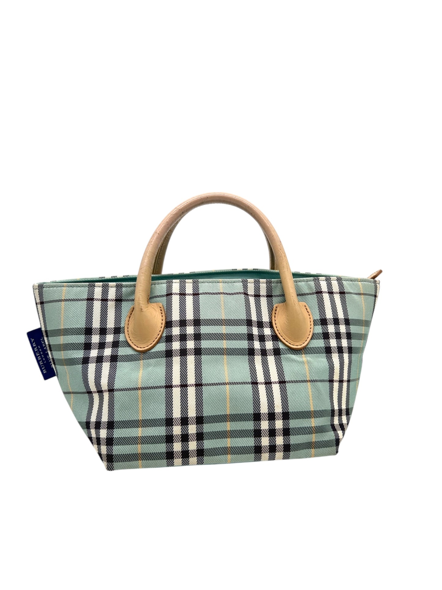 Burberry Designer Mini Handbag (Nova Check Blue Label)