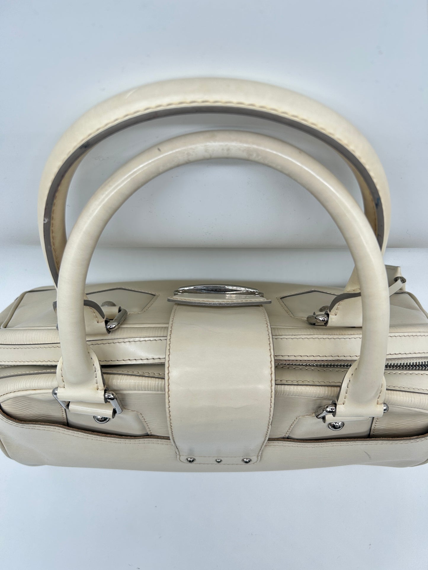 Louis Vuitton Montaigne Designer Bowling Handbag