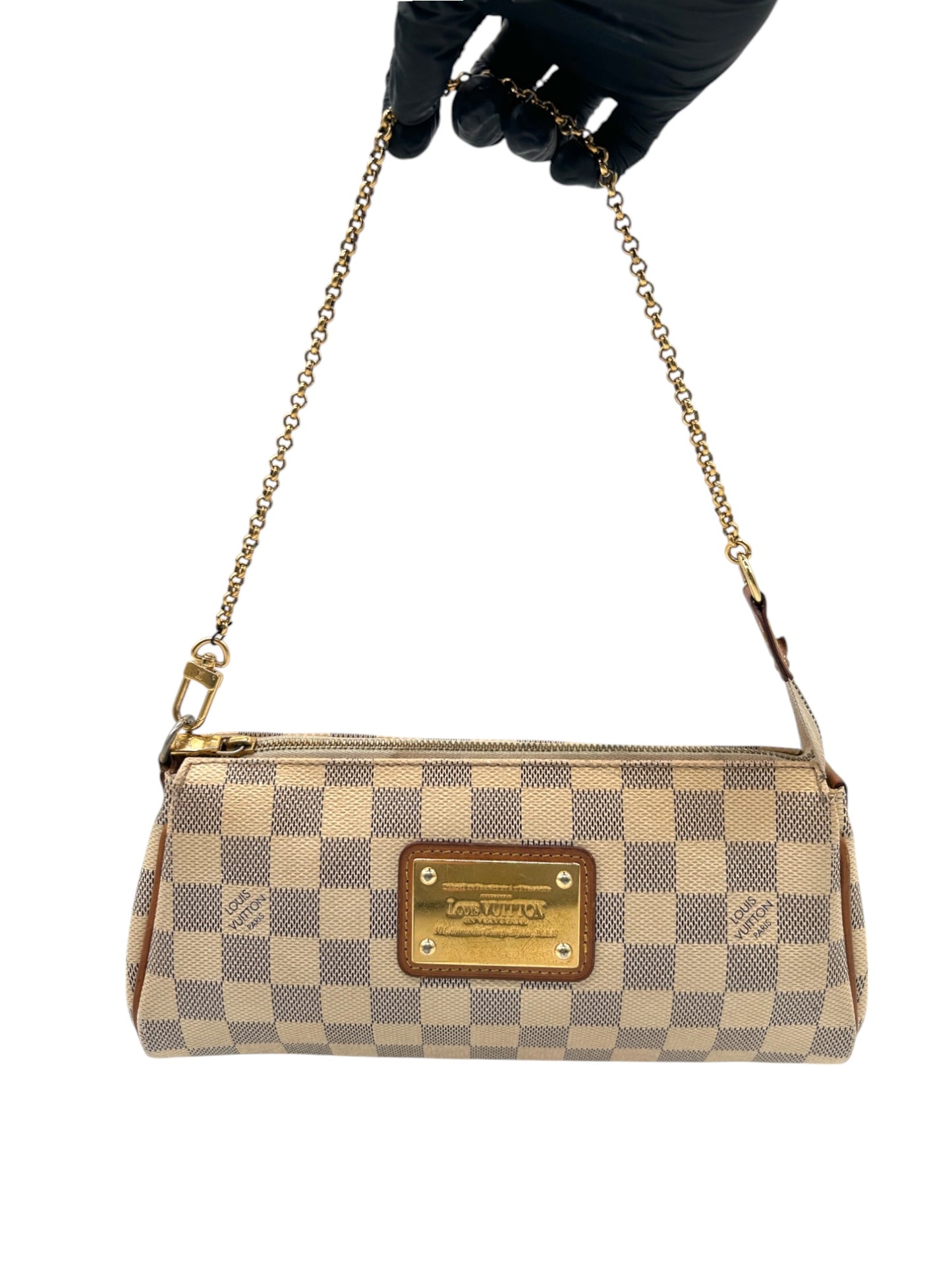 Louis Vuitton Designer Eva Clutch (Azur Damier)