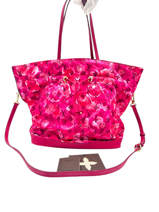 Louis Vuitton Noefull Flower IKAT Designer Handbag