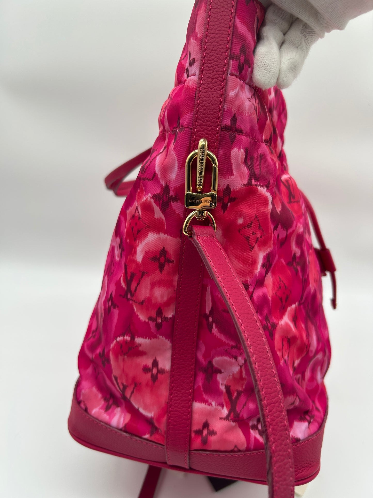 Louis Vuitton Noefull Flower IKAT Designer Handbag