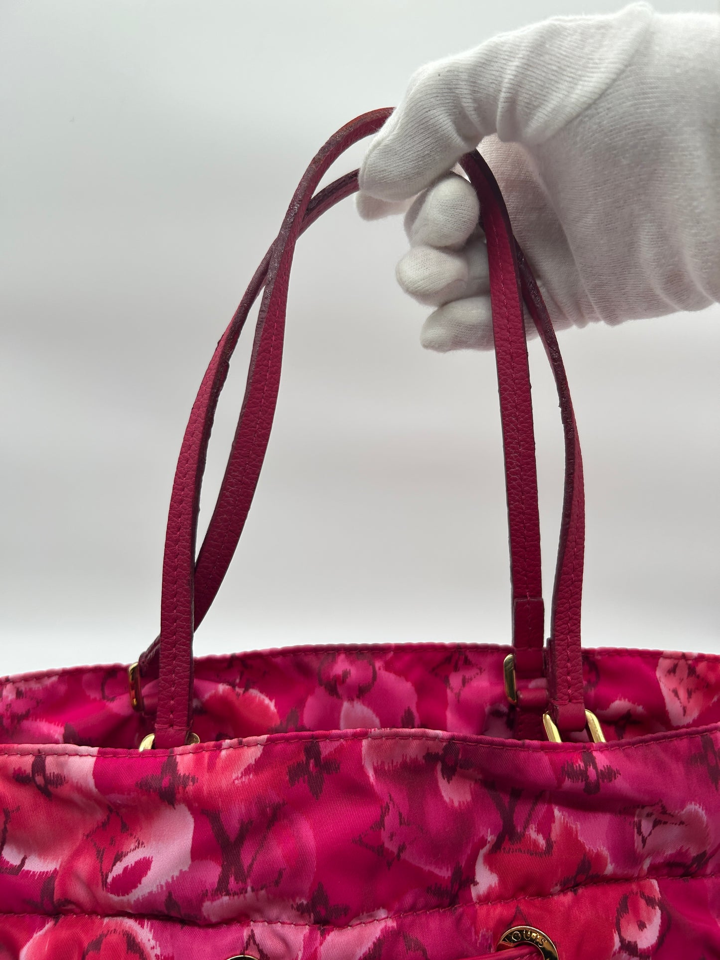 Louis Vuitton Noefull Flower IKAT Designer Handbag