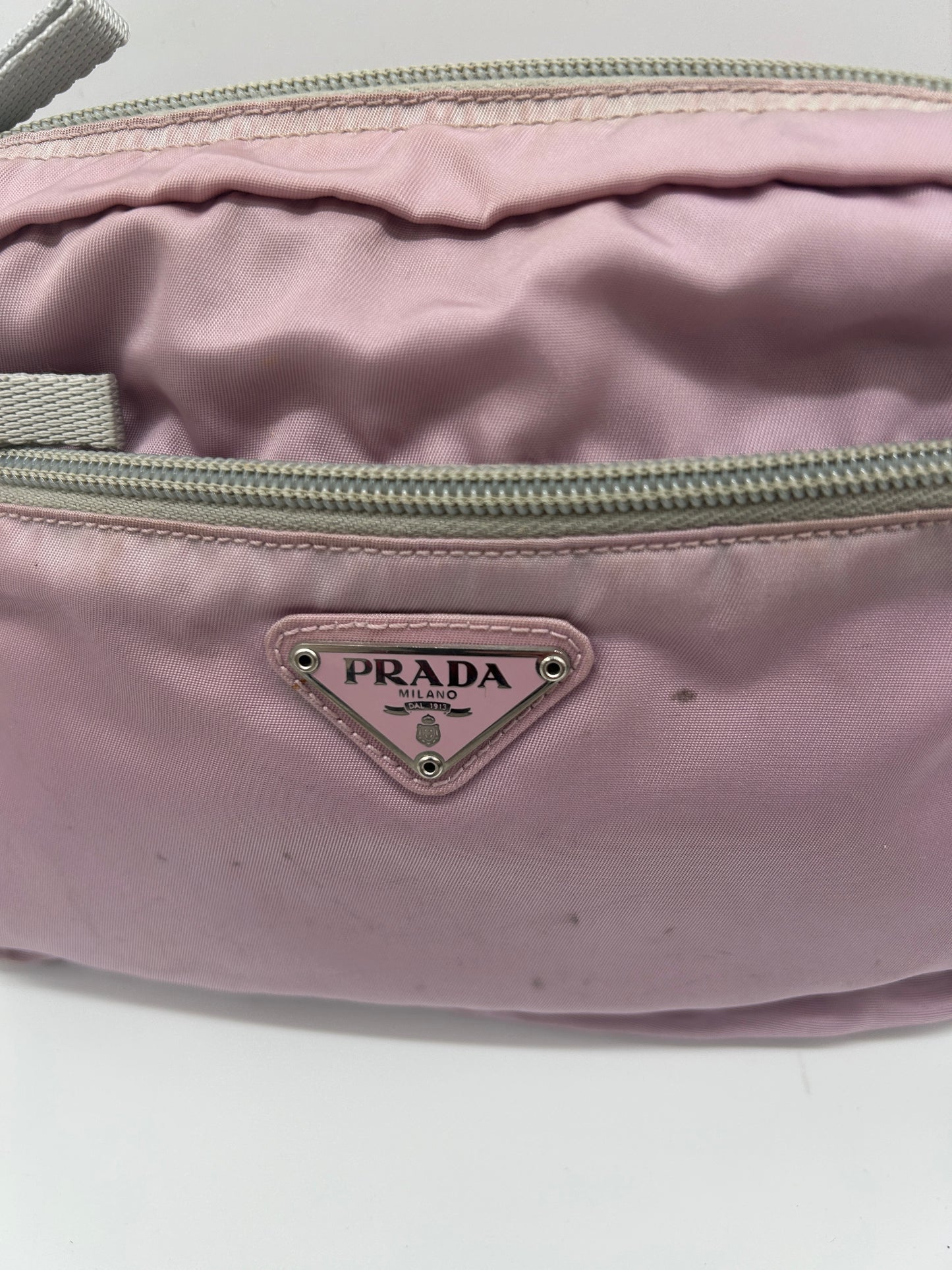 Prada Crossbody Designer Umhängetasche (Messenger Bag Pink)