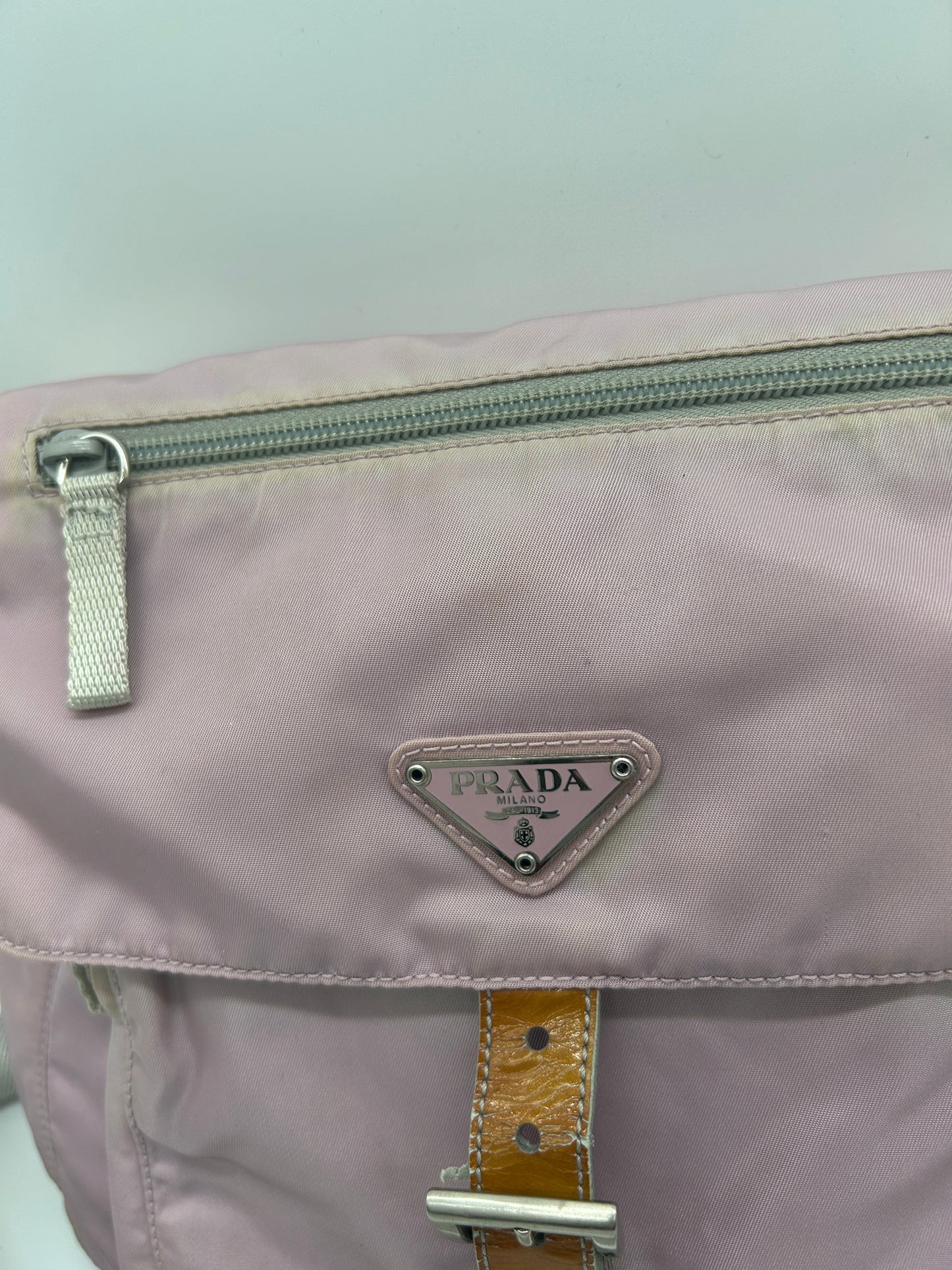 Prada Crossbody Designer Umhängetasche (Messenger Bag Pink)