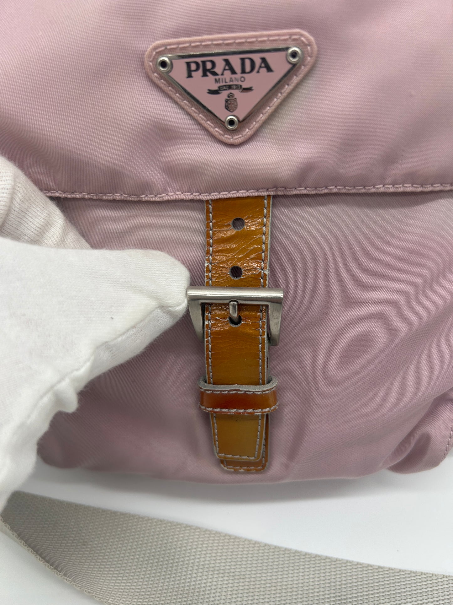 Prada Crossbody Designer Shoulder Bag (Messenger Bag Pink)