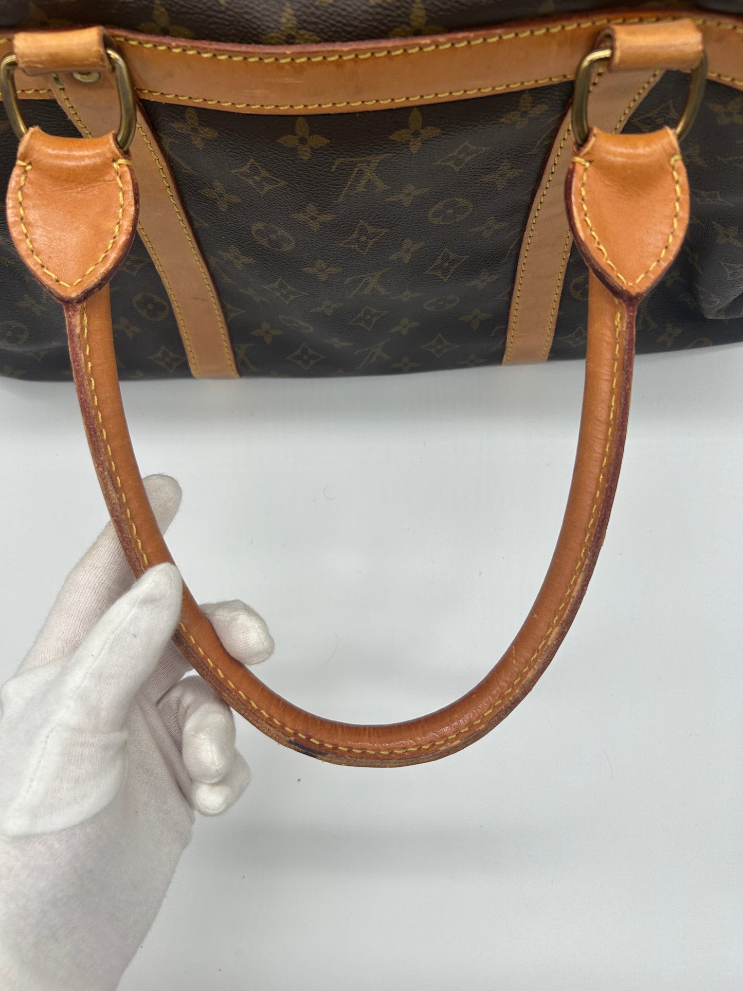 Louis Vuitton Sac Chaussures Keepall (Vintage Designer Travel Bag)