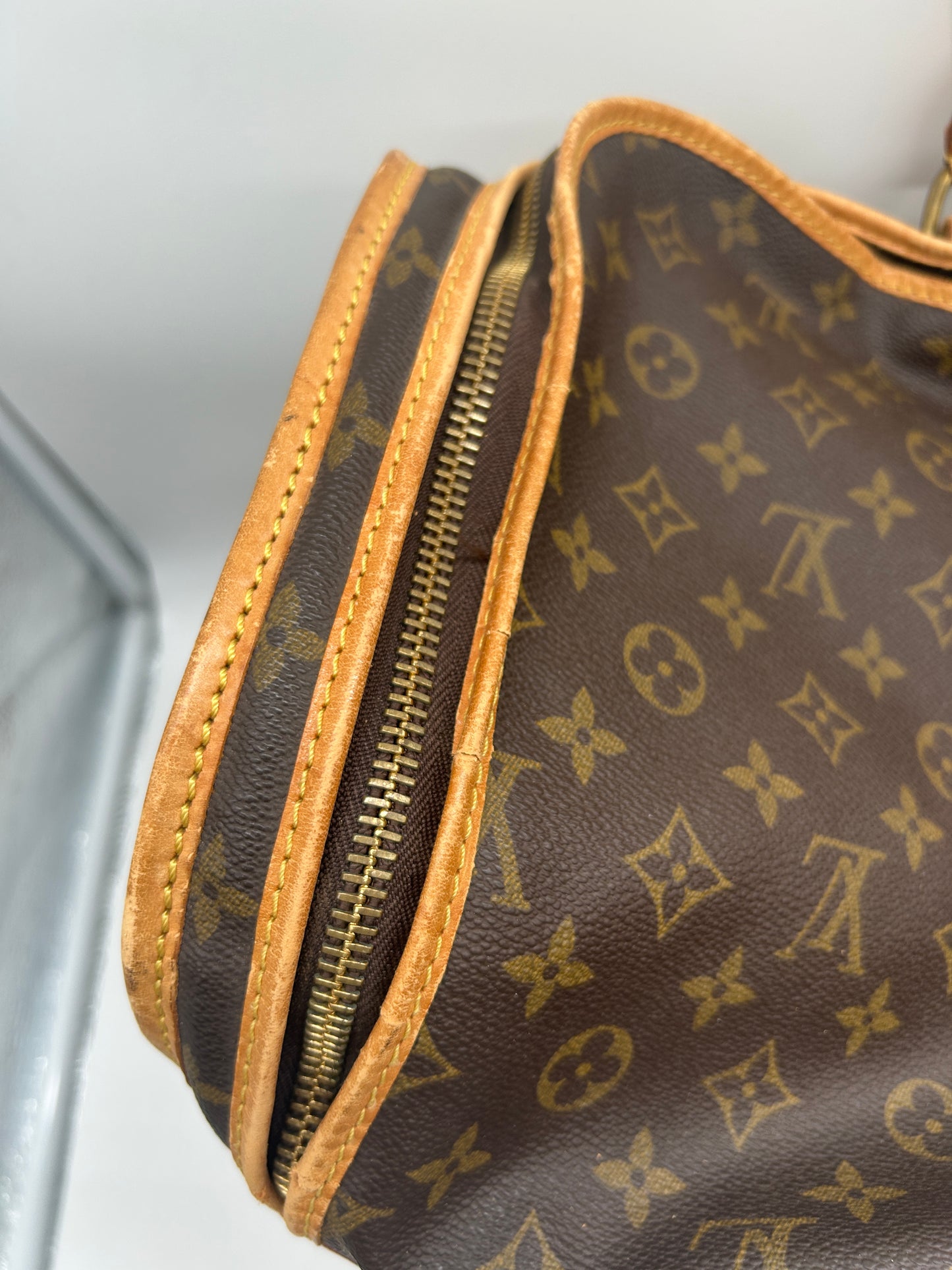 Louis Vuitton Sac Chaussures Keepall (Vintage Designer Travel Bag)