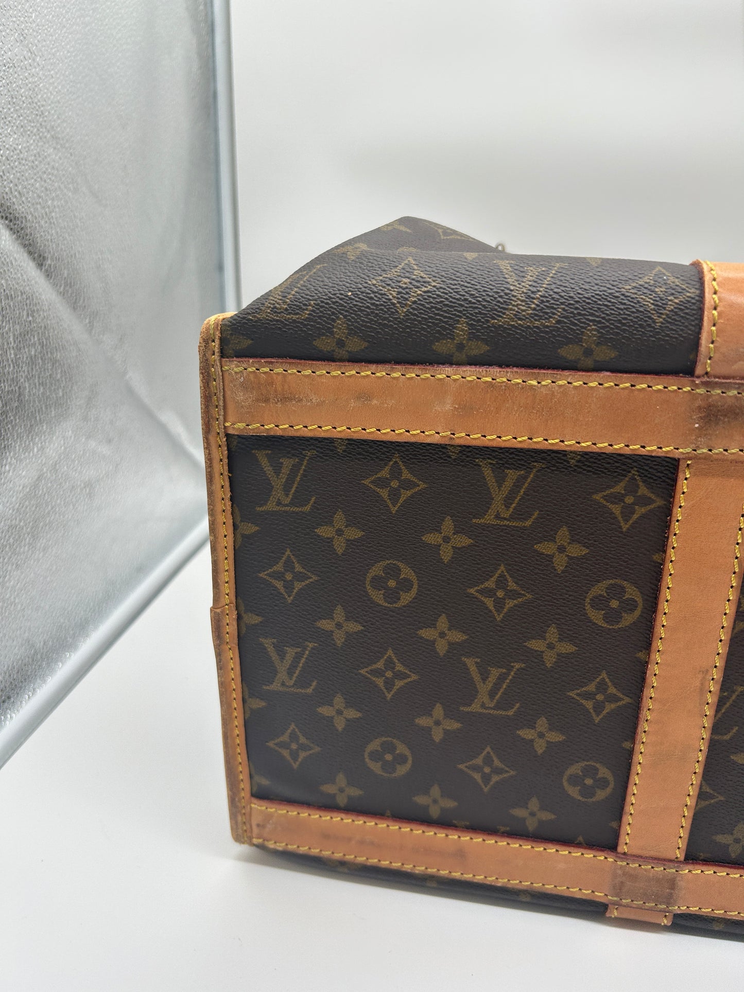 Louis Vuitton Sac Chaussures Keepall (Vintage Designer Reisetasche)