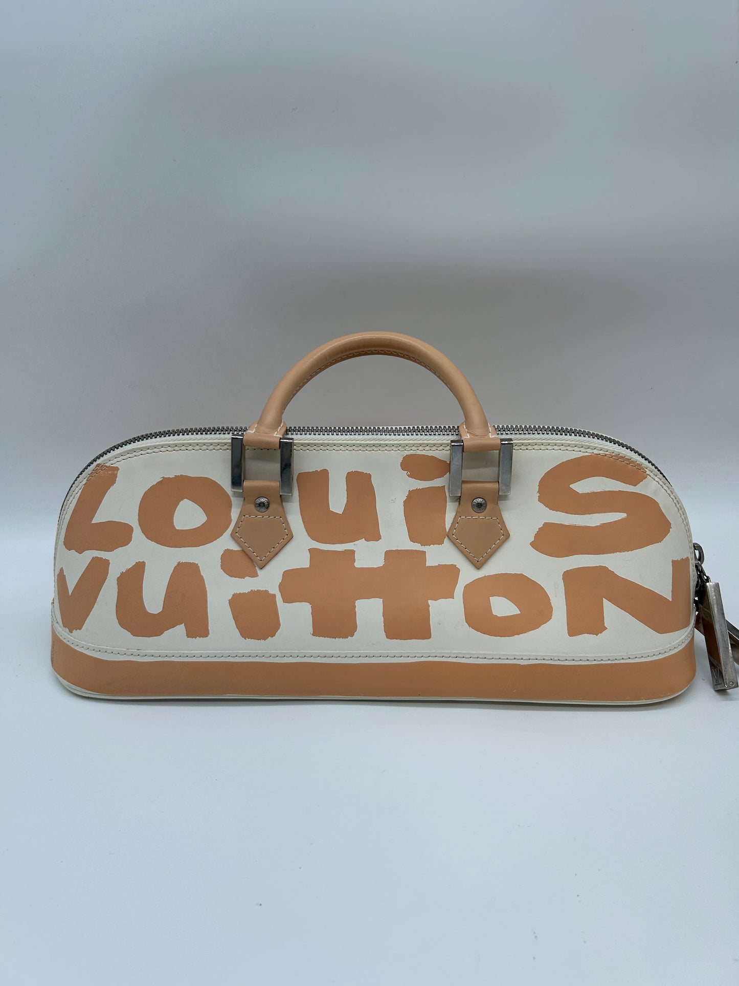 Louis Vuitton Alma Graffitti Long Handbag Horizontal (Vintage Designer Bag)