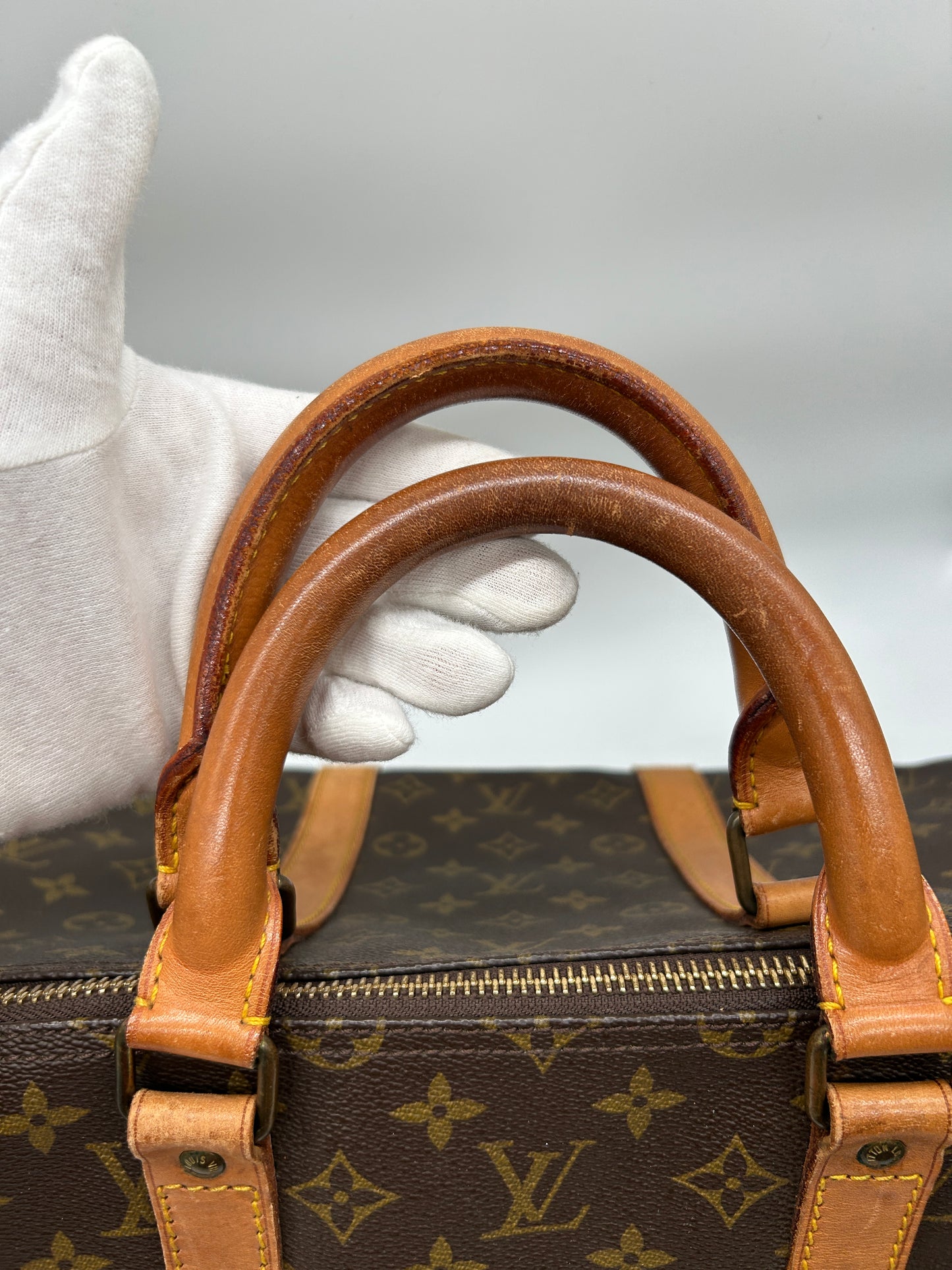 Louis Vuitton Keepall 55 Monogram (Vintage Designer Travel Bag)