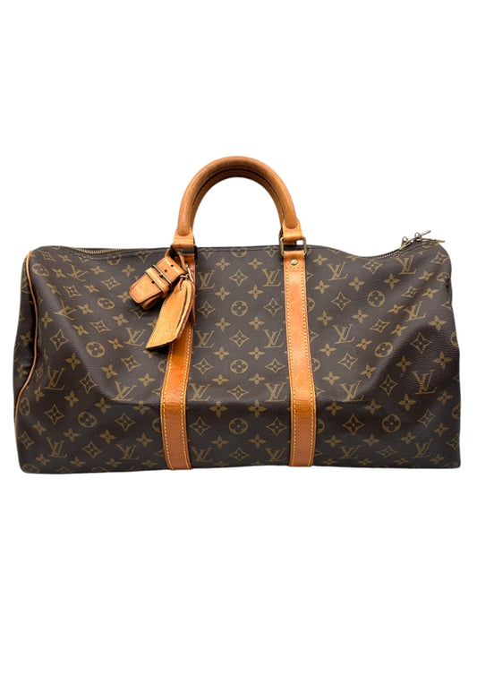 Louis Vuitton Keepall 50 Monogram (Vintage Designer Reisetasche)