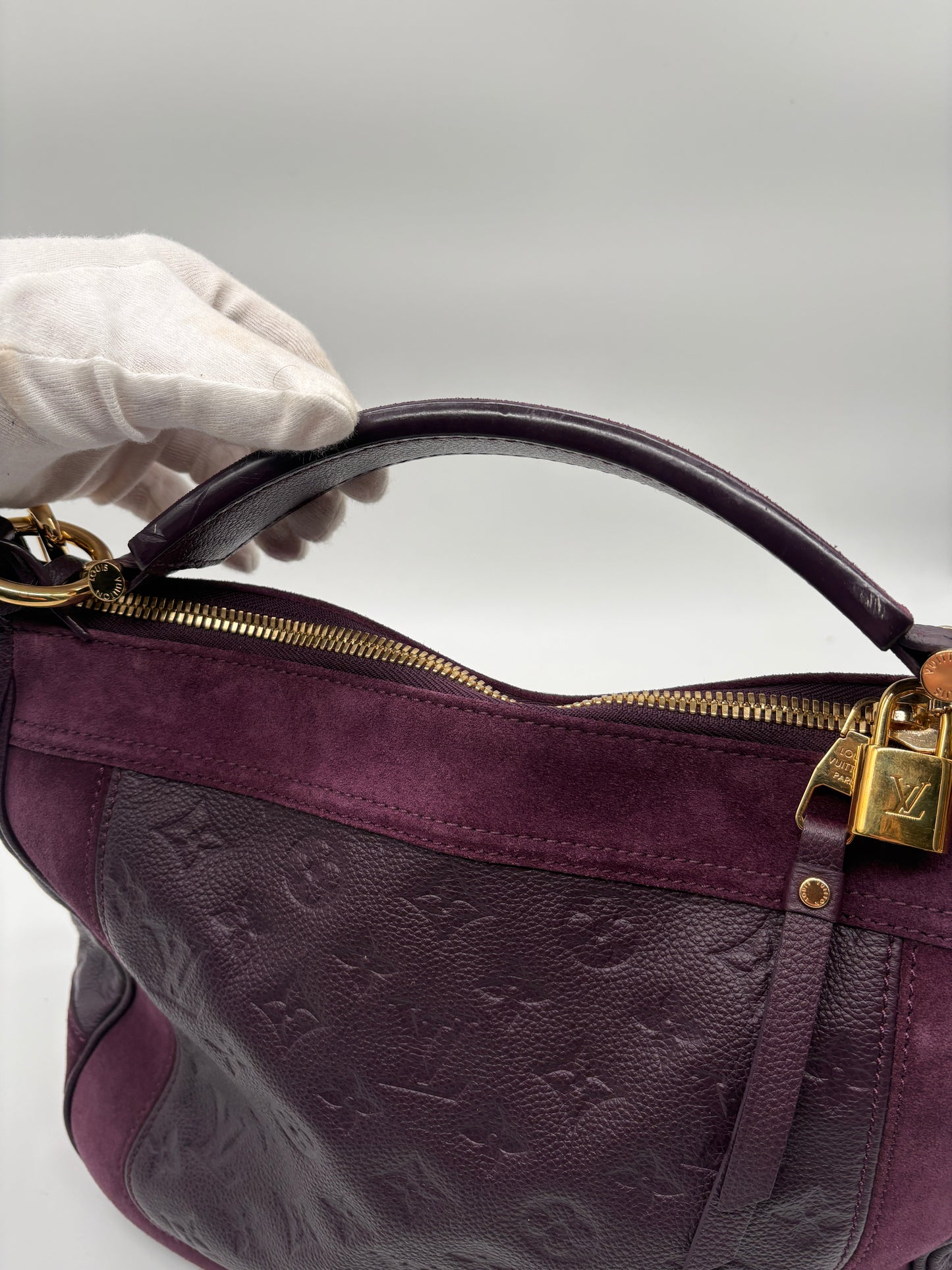 Louis Vuitton Audacieuse Empreinte Monogram PM (Purple Vintage Designer Handbag)