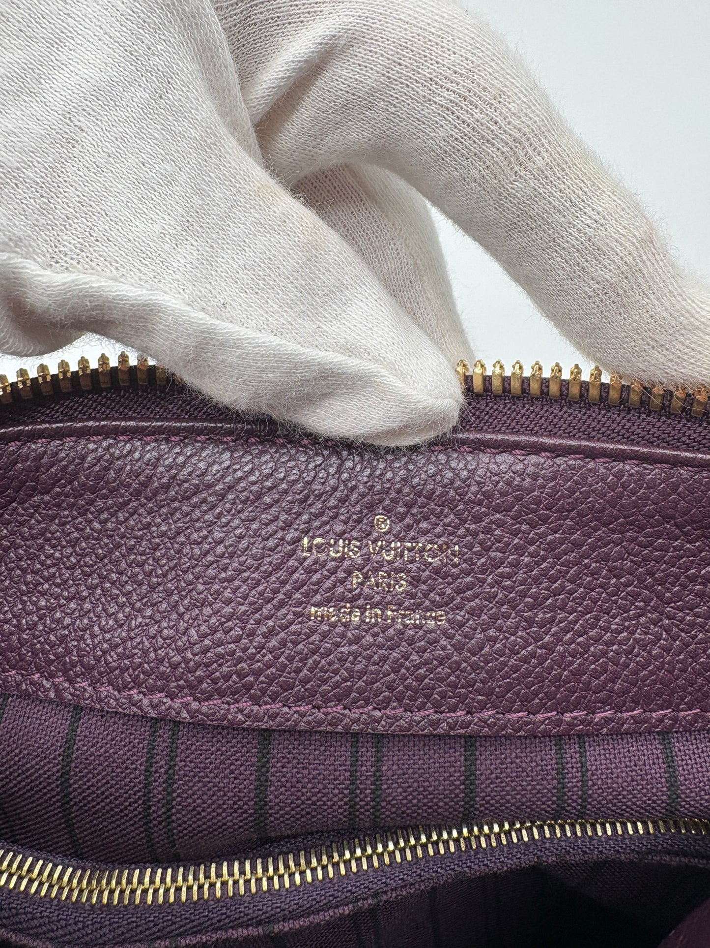 Louis Vuitton Audacieuse Empreinte Monogram PM (Purple Vintage Designer Handbag)