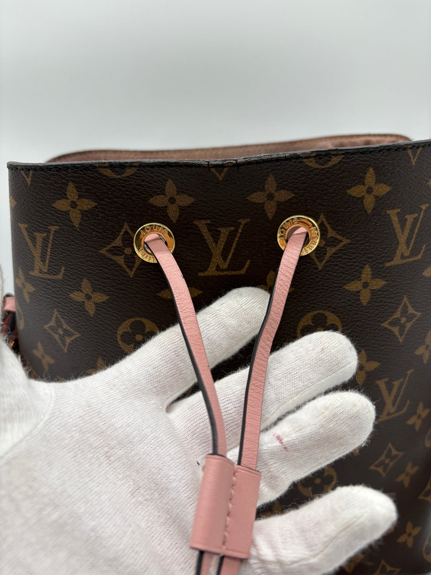 Louis Vuitton NeoNoe Monogram Tasche (Braune Vintage Designer Handtasche)