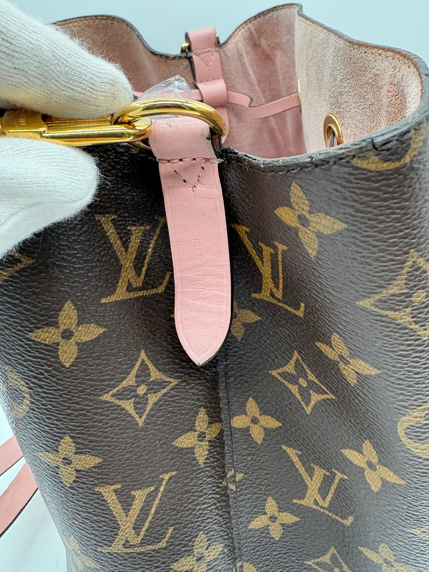 Louis Vuitton NeoNoe Monogram Tasche (Braune Vintage Designer Handtasche)